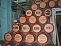 Casks in Guinness Storehouse