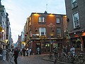 The Temple Bar in the evening