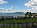 Dublin Bay from a bus