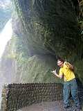 Waterfall "Pailon del Diablo"