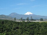 Mountains and volcanos around Quito