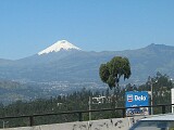 Mountains and volcanos around Quito