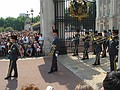 The Guards marching off