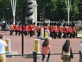 Guards leaving the Mall