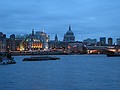 St Paul's Cathedral in the evening