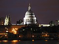 St Paul's Cathedral in the night