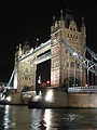 Tower Bridge in the night - portrait