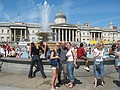 Michelle, me and Katy on Trafalgar Sqare