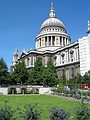 St. Paul's Cathedral and a green