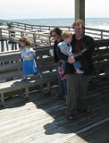 Jonathan with Jack, Grace and grand-mom