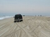 On a beach