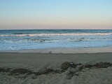 Beach in the evening