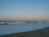 Beach in the evening