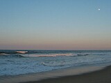 Beach in the evening