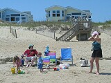 On the beach