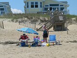 On the beach