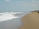 On the beach